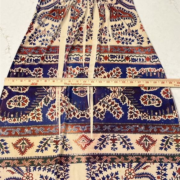 Believe Boho Maxi Strapless Dress Sundress Made in USA Sz S - Picture 4 of 8